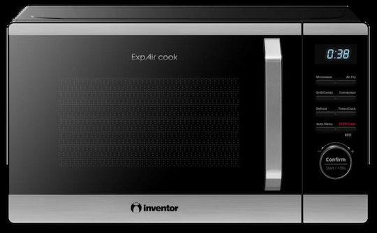 Inventor Microwave Oven with Grill 23lt Black