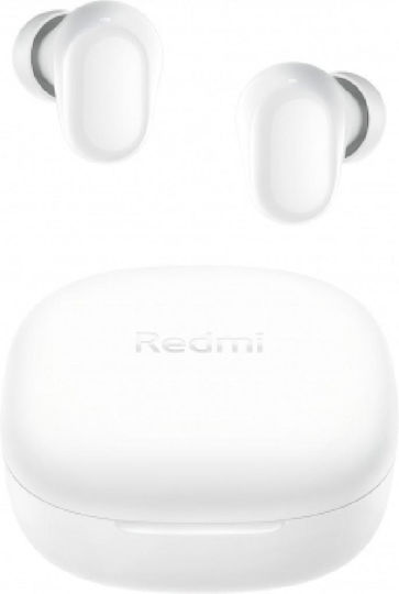 Xiaomi Redmi Buds 6 Play Bluetooth Handsfree Earphones with Sweat Resistance and Charging Case White
