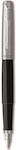 Parker Jotter Original Writing Pen Fine Black made of Steel with Black Ink