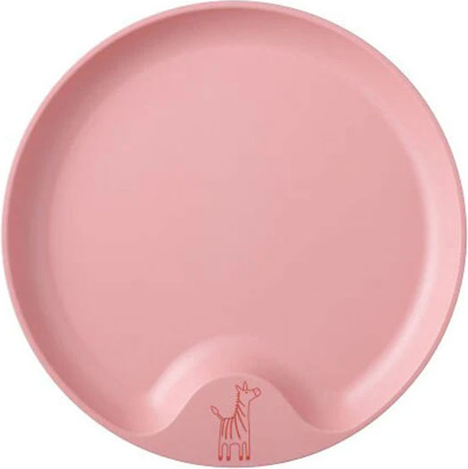 Mepal Baby Food Plate made of Plastic Pink