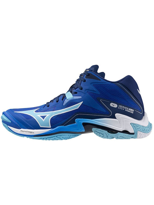 Mizuno Wave Lightning Z8 Mid Bărbați Pantofi sport Volei Blue / White