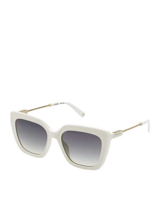 Nina Ricci Women's Sunglasses with White Frame SNR379 3GFG