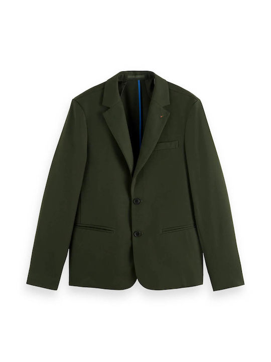 Scotch & Soda Men's Suit Jacket Green