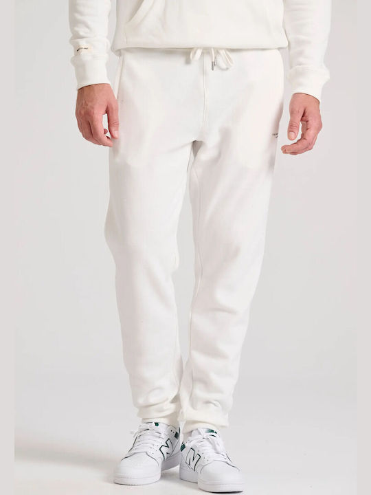 Funky Buddha Men's Sweatpants WHITE