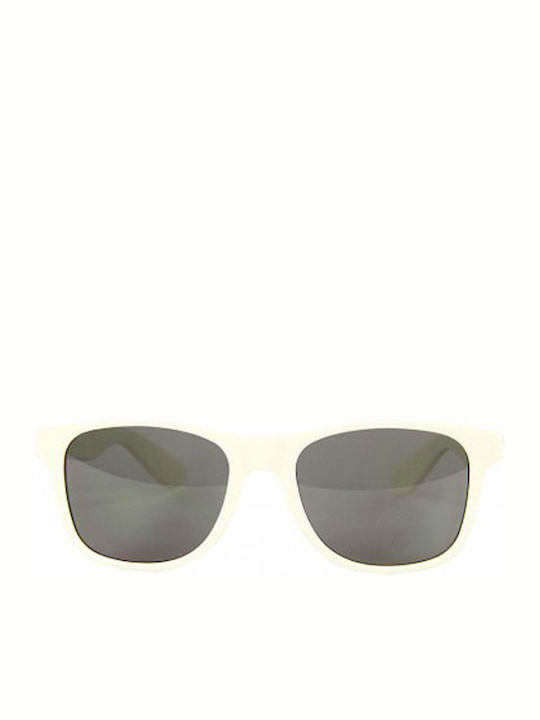 Franklin & Marshall Women's Sunglasses with White Plastic Frame and Gray Lens SUUA9096-0391