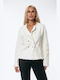 Women's Cardigan with Buttons White