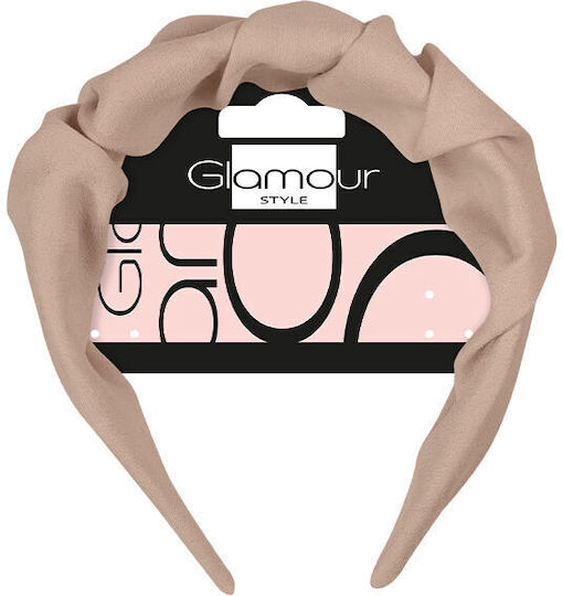 Glamour Headband Hair Headbands Beige 1pcs