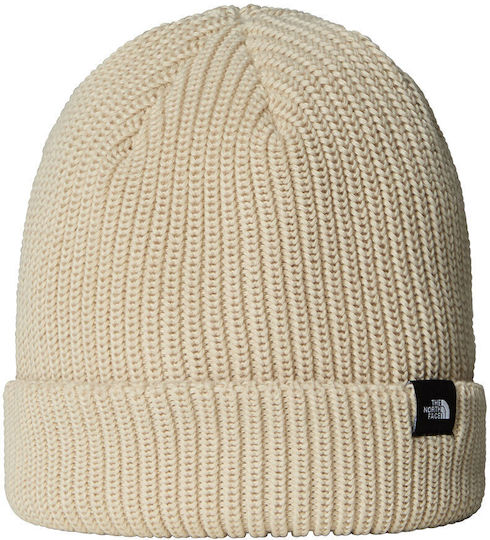 Fisherman Beanie Unisex Beanie Knitted in Beige color