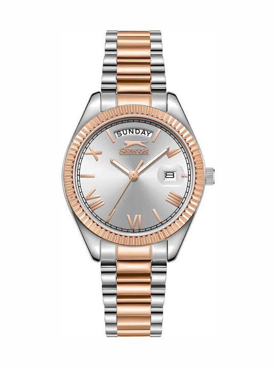 Slazenger Women's Watch with Silver Metal Bracelet