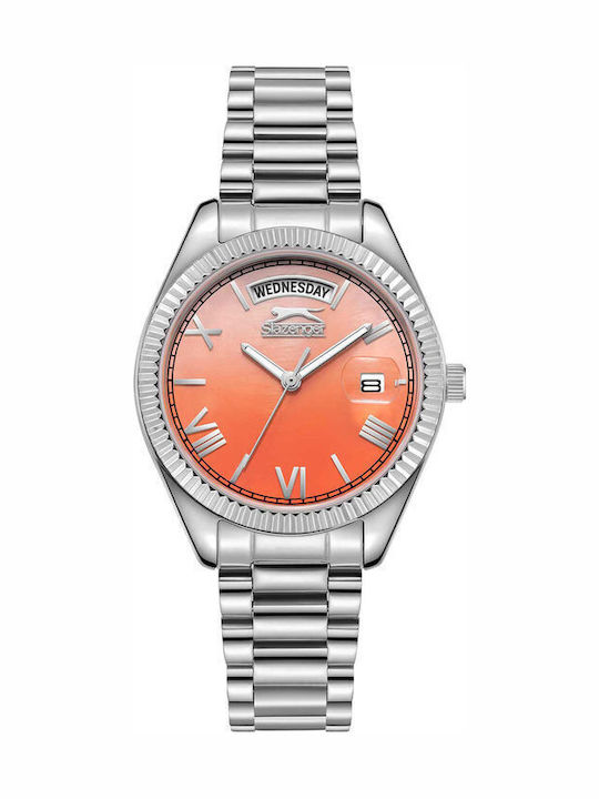 Slazenger Women's Watch with Silver Metal Bracelet