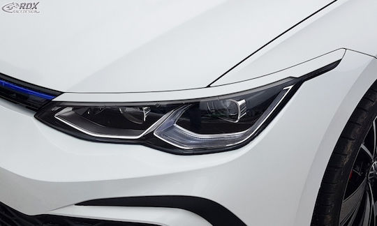 Cedauto Front Headlight Eyebrows for Volkswagen Golf