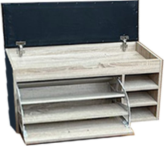 Holz Schuhschrank 80x30x49cm