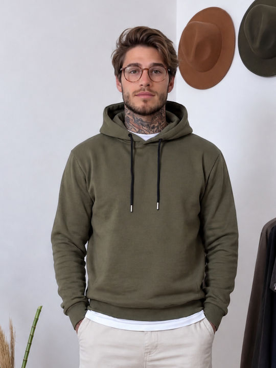 Panda Clothing Sweatshirt with Hood Khaki