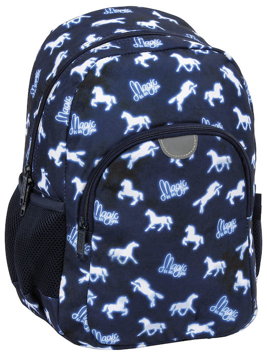 Ergonomic Backpack Zola 2 Compartments 2 Side Mesh Pockets Adjustable Shoulder Straps Lightweight