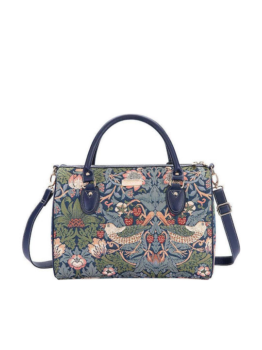 Signare Strawberry Thief Blue Women's Bag Handb...
