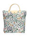 Spring Flowers Genti Dama Shopper Din Material Multicolor