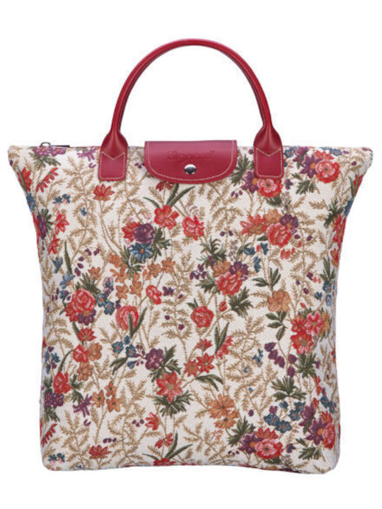 Signare Flower Meadow Γυναικεία Τσάντα Shopper Πολύχρωμη