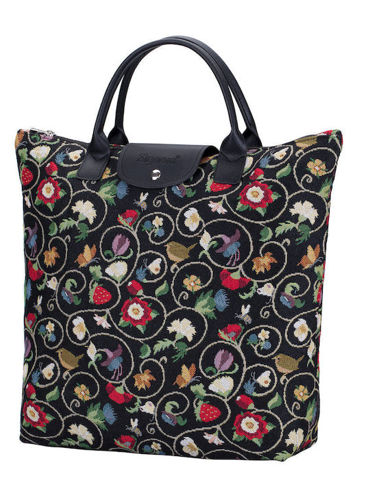 Signare Jacobean Dream Women's Bag Shopper Black