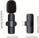 BY137B Wireless Microphone Πέτου, Clip On for Vocals