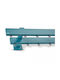 Enis by Domus Pf Τάπα One-Way Metallic Curtain Track Petrol Blue 360cm 8504-05-4
