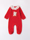 iDO Baby Bodysuit Long-Sleeved Velvet Red