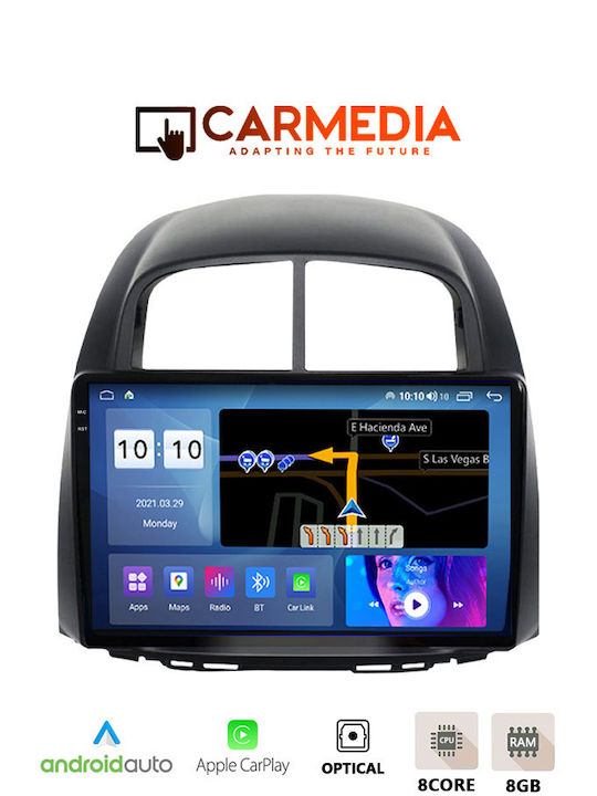 Carmedia Auto-Audiosystem für Daihatsu Sirion 2006-2012 (Bluetooth/USB/WiFi/GPS/Apple-Carplay/Android-Auto) mit Touchscreen 10.36"
