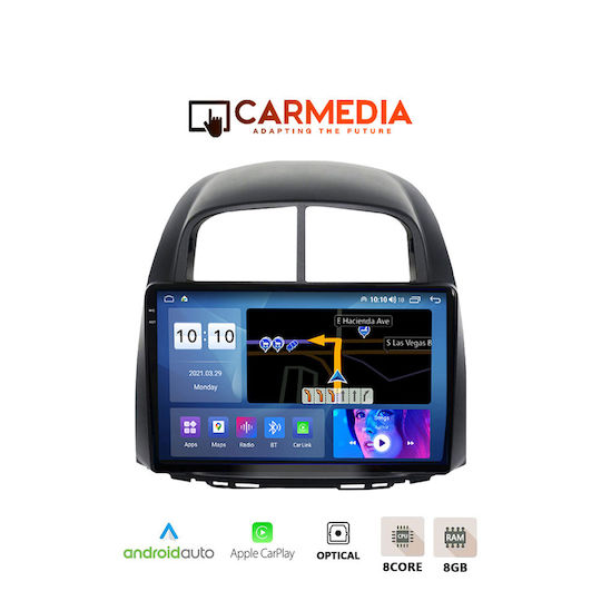 Carmedia Sistem Audio Auto pentru Daihatsu Sirion 2006-2012 (Bluetooth/USB/WiFi/GPS/Apple-Carplay/Android-Auto) cu Ecran Tactil 10.36"