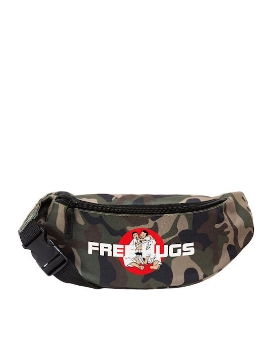 Judo Free Hugs Τσαντάκι Ζώνης Χακί