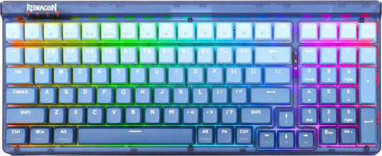 Redragon K656 Pro Fără fir Gaming Tastatură Mecanică cu iluminare RGB (Engleză US) Purple
