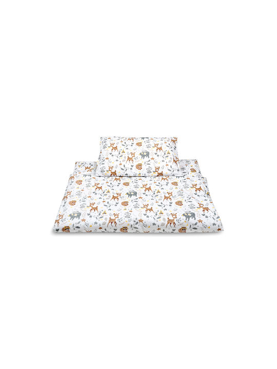 Maboo Baby Duvet Cover Set With Pillowcase Multicolour 100x135cm