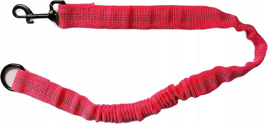 Shock Absorber Dressage Leash Zola Carabiner Metal Ring Length 95 Cm Pink