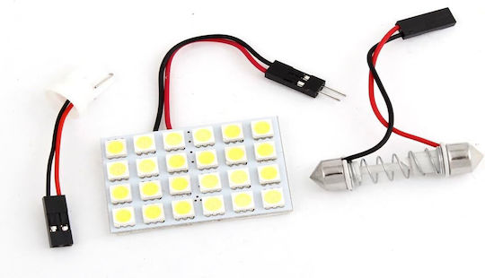 Carman LED Dome Light 12V 24pcs 5050 SMD 36mm Ng-9dl-5050-006