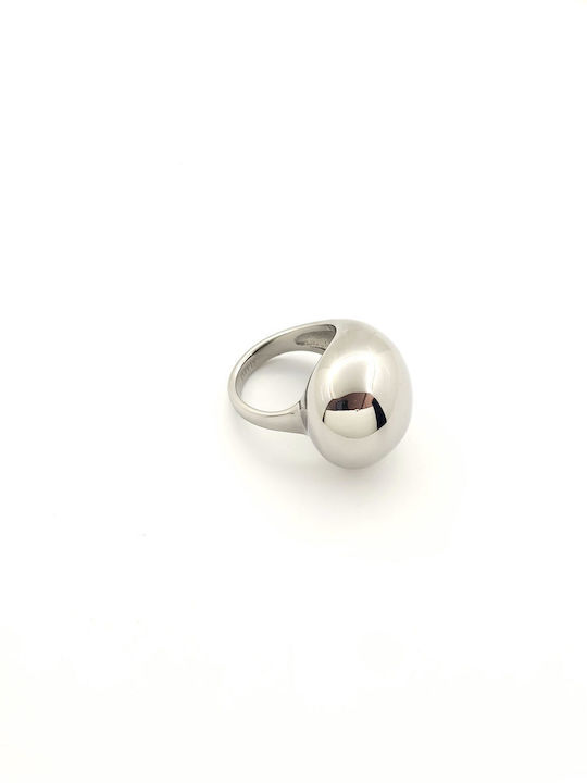Puppis Damen Ring aus Stahl Vergoldet