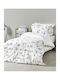 Kentia Duvet Crib Paok 06 White 110x140cm