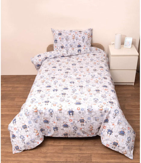 Viopros Viopros Baby Quilt Cotton White 120x160cm