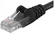 PremiumCord Cat.6 (Gigabit) Καλώδιο Δικτύου Ethernet 0.25m Μαύρο