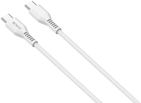 Sogo Cablu USB 2.0 USB-C Masculin - USB-C 15W PD 1m CAR-SS-18185
