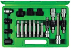 JBM Set Unelte Fulie Alternator Mașină 18 Bucăți JBM Set Unelte Fulie Alternator Mașină 18 Bucăți