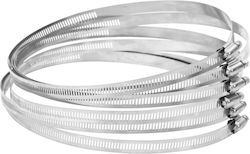 Schlauchschellen 6 Stk 91-165 mm 304 Edelstahl 4008075