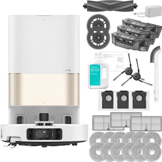 Dreame X40 Ultra Complete Robot Vacuum Cleaner with Laser Mapping & 12000Pa Suction Power White