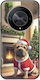 Xmas Animals Dog Honor Magic 6 Lite 5g Black Tpu Μαύρη Σιλικόνη