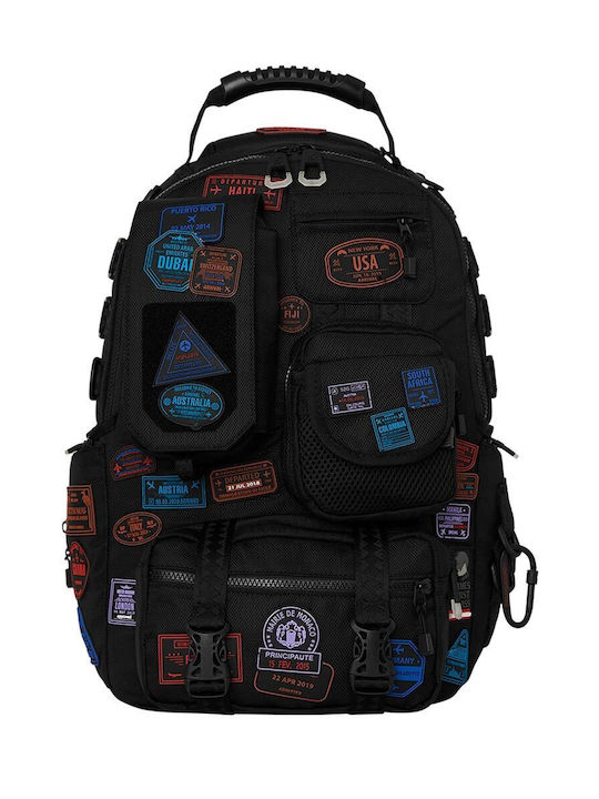 Sprayground School Bag Backpack Junior High-High School in Black color