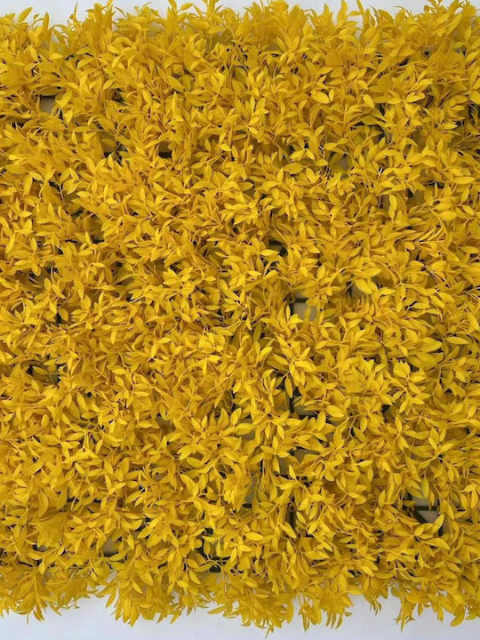 Supergreens Artificial Foliage Panel Fern Cinnamon Yellow 50x50cm