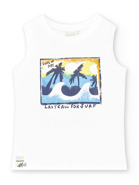 Kids' Shirt Sleeveless White