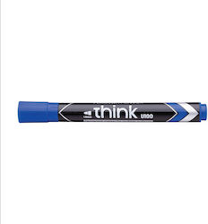 Deli Think Marker Permanent 1.5mm Albastru