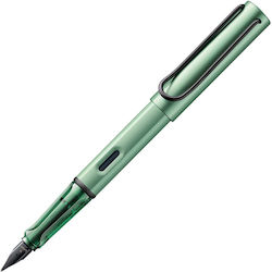 Lamy Al-star Writing Pen Fine Green made of Aluminum with Blue Ink