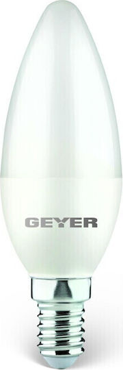 Geyer LED-Lampe 8.5W für Fassung E14 und Form C37 Kühles Weiß