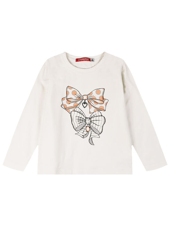 Energiers Kids Blouse Long Sleeve Ecru