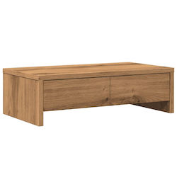 vidaXL Stand Desk Mounted Monitor with Drawers ...