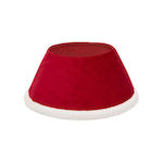 Plastona Christmas Tree Skirt Red with Furry Texture M32xP25xH56cm.